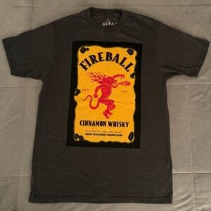 Fireball Cinnamon Whisky Gray T-Shirt